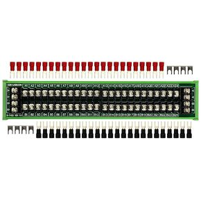Barrier Terminal Block Power Distribution Module (2x6 Position, DIN Rail Mount)