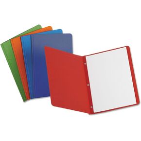 Oxford Title Panel and Border Front Report Covers, Assorted Colors, Letter Size, 25 per Box, (52513)