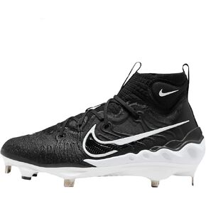 Nike Alpha Huarache NXT DJ6517-010 Black/Dark Smoke Grey/Light Smoke Grey/White Men's Metal Baseball Cleats 10.5 US