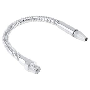ChgImposs Metal Flexible Water Oil Cooling Tube with Round Head Nozzle for CNC Machine/Milling/Lathe (600MM, 1/4 Inch)