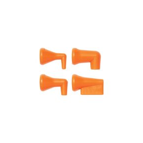 Loc-Line - 41474 Coolant Hose 90 Degree Nozzle Kit, Acetal Copolymer, 4 Piece, 1/4" Hose ID