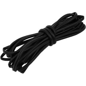 uxcell 5mm x 7mm Dia High Temp Resistant Silicone Tube Hose Rubber Pipe Black 5M Long