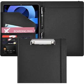 Padfolio with Clipboard Pacific Mailer Clipboard Notebook Resume Portfolio Folder Legal Document Organizer Legal Pad Holder for Interview School Business Office Conference