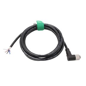 HangTon M12 A-Coded 5 pin Female Actuator Sensor Signal Shielded Cable to Bare Wire for Industrial Controls Automation, Device Network DeviceNet, CANopen, IO Link, Profibus 2m