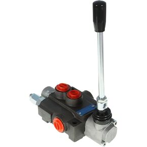 GXYWADY 2 بكرة صمام التحكم الاتجاهي الهيدروليكي صمام التحكم المزدوج التمثيل 11 GPM 3625 PSI SAE Port للجرارات الصغيرة والجرارات والرافعات