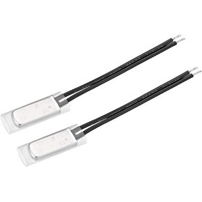 uxcell KSD9700 Thermostat, 85℃ Normally Open Temperature Switch Thermal Switch, N.O 5A Metal Temperature Controller 2pcs