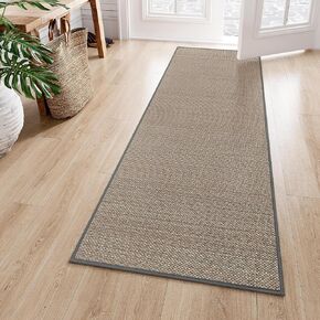 Lahome Farmhouse Kitchen Entryway Rug, 2x3 Door Mat Indoor Entrance Washable Small Bathroom Rugs for Bedroom Non Slip Throw Rug Neutral Indoor Floor Carpet for Front Door Kitchen Sink, Beige