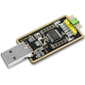 USB to TTL Adapter, USB to Serial Converter for Development Projects - Featuring Genuine FTDI USB UART IC ‘FT232RL’