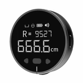 HomeMagician 324 Ft Electronic Digital Tape Measure with LCD Display Digital Ruler Rechargeable Small Smart Long Distance Rolling Measuring Tool for Flat Curved Diameter Odd Shape High Precision Gifts