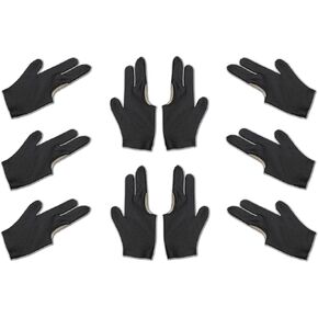 HAN'S DELTA Billiard Depot 10pcs/Set 3 Finger Billiard Gloves Pool Cue Gloves