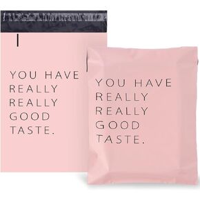 JarThenaAMCS 100Pcs Pink Poly Mailers 10 x 13 Inch Pink Cute Packaging Bags Waterproof Self Seal Mailing Envelope Bags for Small Business Boutique Clothing Document Gift