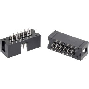 uxcell 20Pcs 2.54mm Pitch 2x6-Pin Double Row Straight Box Header Connector PCB Board Socket