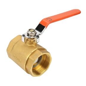 Ball Valve 1pc DN40 1-1/2"BSP Brass Pipe Ball Valve 1.6MPa Switch Controller for Water, Oil, Gas, HVAC, and Other Systems