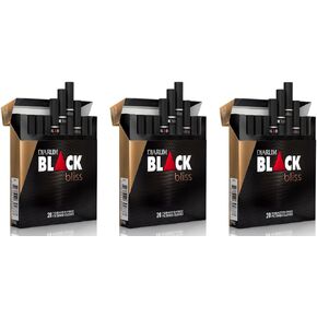 Djarum Ivory Black Bliss Tobacco & Nicotine Free Clove Filtered Cigarettes - 3 Boxes of 20-60 total - incl. Frugal Smoker Sticker