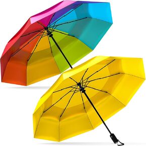 Repel Umbrella The Original Portable Travel Umbrella - Umbrellas for Rain Windproof, Strong Compact Umbrella for Wind and Rain - Perfect For On-the-Go, Car Umbrella, Backpack Umbrella