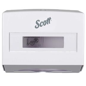 Scott Scottfold Compact Paper Towel Dispenser (09214), Small Towel Dispenser, White