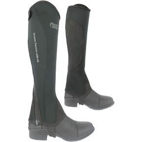 AK Neoprene Curved Zip Half Chaps AKRS-1828