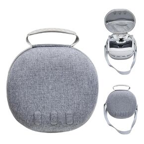 JOYTORN Carrying Case Compatible with Meta Quest 3,Protector Travel Storage Case for Meta VR3 Official Gaming Headset and Touch Controllers,Batteries(Not Fit for Official Elite Strap)-Gray