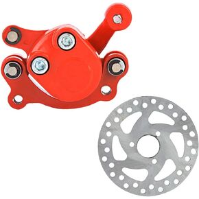 Qiilu 120mm Disc Rotor Brake Caliper For 43 47 49cc Electric Go Kart Scooter Mini Moto