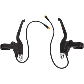 ZLXHDL 1 Pair Electric Bike Brake Levers, Handle Bar Grips for E-Bike with 12.6 Inch Wire & Waterproof Interface, Compatible for BAFANG BBSHD BBS01 BBS02
