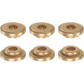 HARFINGTON 2pcs Flange Bearing Sleeve 16mm Bore 20mm OD 12mm Length 2mm Flange Thickness Bronze Bushing Self Lubricating Bushings Sleeves for Industrial Equipment in Kuwait