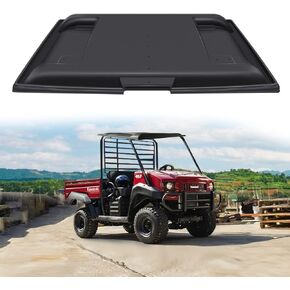 CPOWACE Hard Top Roof for Mule 4010, 2-Piece Combined Plastic Top Roof Compatible with Kawasaki Mule 1990-2023 4000 4010 3000 3010 3020 2520 2510 2500 Replace OEM #KAF30-030A