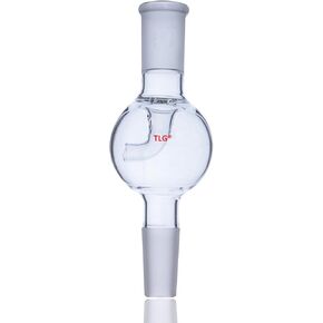 محول CHEM SCIENCE INC CS-A0262419، مصيدة التقطير، وصلة علوية 24/40، وصلة سفلية 19/22، سعة 100 مل in Kuwait