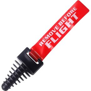 Muffler Exhaust Wash Plug 0.8"-2.2",Dirt Bike Accessories Muffler Exhaust Tail Pipe Plug,Wash Plug with Streamer for 2 and 4 Stroke Motorcycle Dirt Bike ATV, Black Rubber Exhaust Silencer