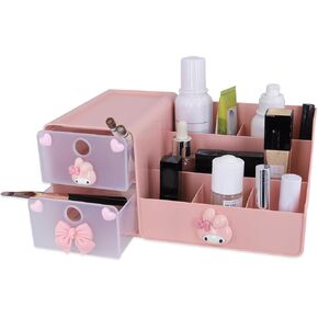 Roffatide أنيمي سطح المكتب سينامورول مكتب اللوازم المكتبية حامل قلم الحاويات لمكتب قلم رصاص بشكل جذاب كأس وعاء فرشاة للمكياج حامل صندوق صغير in Kuwait