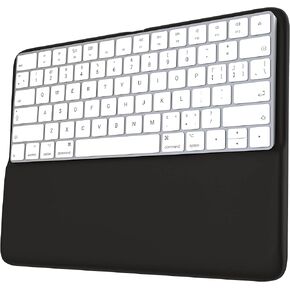 HONKID Keyboard Wrist Rest for Magic Keyboard 2 with Numeric Keypad(MQ052LL/A, A1843) and Magic Keyboard with Touch ID(‎MK2C3LL/A), Slim Keyboard Wrist Rest Relieve Pain & Fatigue