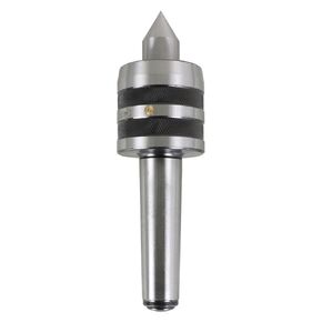 mitoharet MT1 Medium Duty Live Center Morse Taper 1MT Triple Bearing CNC Lathe Hardened to 61-65 RC for High Speed Turning CNC Work