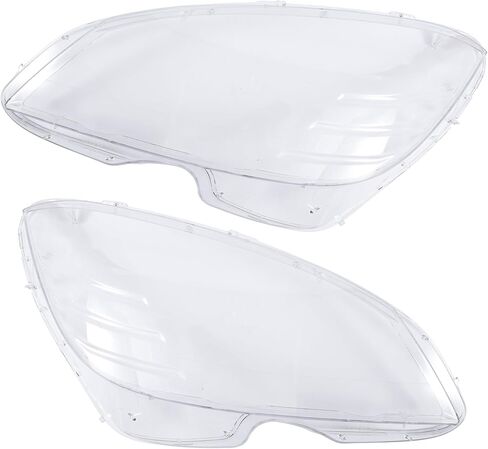 ACROPIX Front Left Right Side Headlight Cover Headlamp Clear Lens Shell Cover Fit for Mercedes Benz C-Class W204 2008-2011 No.2048208861 - Pack of 2 in Saudi Arabia