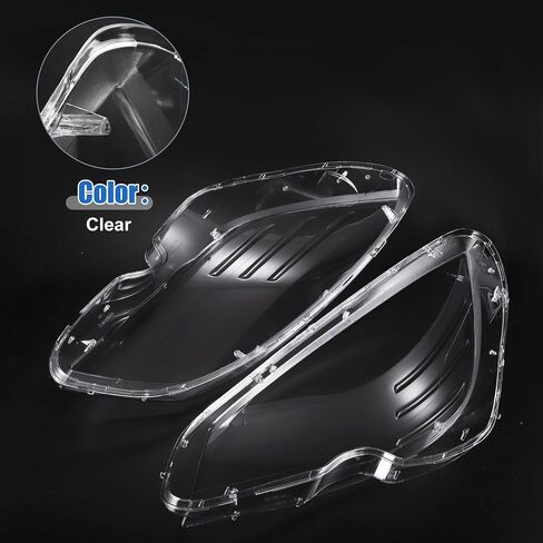ACROPIX Front Left Right Side Headlight Cover Headlamp Clear Lens Shell Cover Fit for Mercedes Benz C-Class W204 2008-2011 No.2048208861 - Pack of 2 in Saudi Arabia