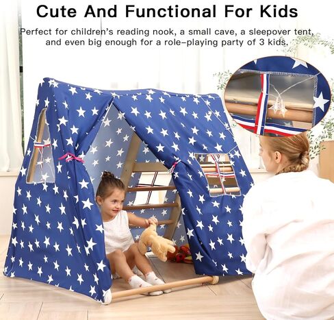 مجموعة مثلثات بيكلر الخشبية 8 في 1، صالة ألعاب رياضية داخلية في الغابة للأطفال الصغار من عمر 2 إلى 6 إلى 8 سنوات، مجموعة تسلق مونتيسوري مع منحدر / خيمة / أرجوحة / شريحة / تسلق الصخور / اللوحة، صالة ألعاب رياضية خشبية لتسلق الأطفال in Kuwait