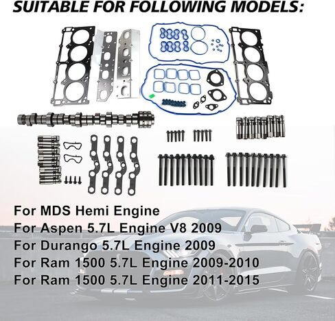 INGKAN 53022263AF 53022263AE محرك عمود الحدبات وMDS صمام الرفع يناسب 2009-2015 Ram 1500 Hemi 5.7L V8 أجزاء محرك ما بعد البيع in Kuwait