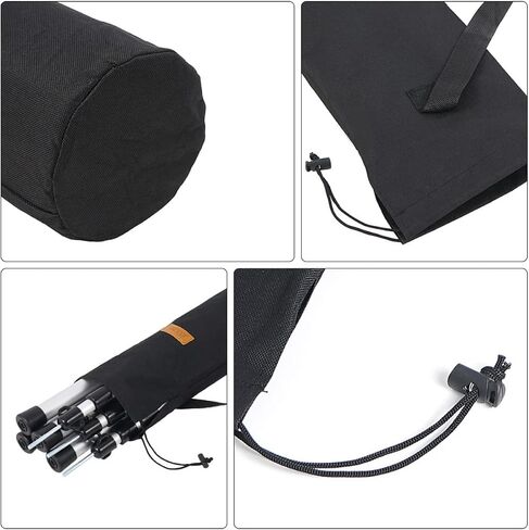 1pcbags لبكرة كبيرة التخييم تحمل شريط السفر الصيد خيمة حالة منظم عصا الرحلات حقيبة في الهواء الطلق، لمعالجة الأعمدة، والعتاد الناقل حاوية القطب قضيب تخزين المشي لمسافات طويلة Xcm in Saudi Arabia