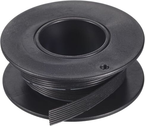 MECCANIXITY 26AWG Silicone Ribbon Cable 8Pin 26 Gauge Flat Cable Flexible Silicone Wire 10m/32.8ft Black Stranded Tinned Copper Wire for Model Plane, Model Car, Electric Appliance in Kuwait