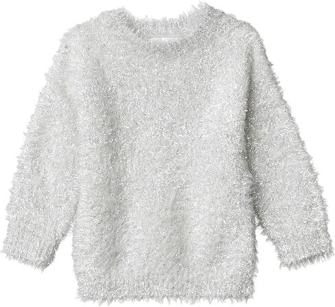 COTTON ON سترة نانسي المحبوكة للبنات (طفل صغير/أطفال صغار/أطفال كبار) فضي 4 طفل صغير in Kuwait