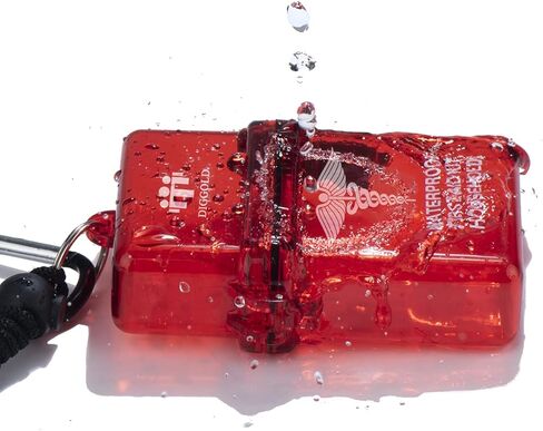 طقم إسعافات أولية صغيرة مقاومة للماء 63 قطعة لوازم لحالات الطوارئ والنجاة (أحمر02) in Kuwait