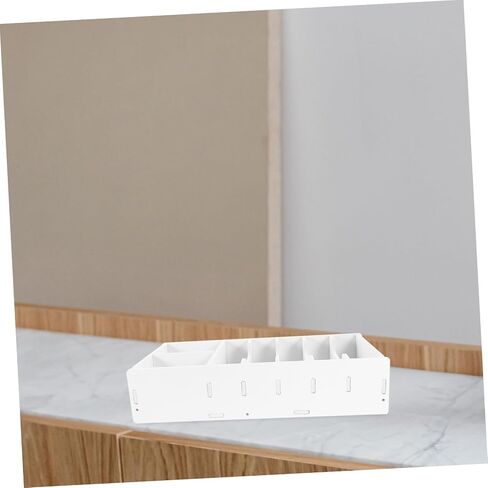 STOBOK Receipt Banknote Box Money Drawer Insert Tray Desktop File Organizer Cash Tray Replacement Cash Drawer Tray Storage Boxes Trays Money Organizer PVC Foam Board Bill Currency White in Saudi Arabia