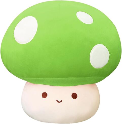 وسادة لعبة الفطر القطيفة من MIAOHAHA Kawaii، هدية دمية الفطر اللطيفة للأطفال (أحمر، 23 سم/9 بوصة) in Kuwait