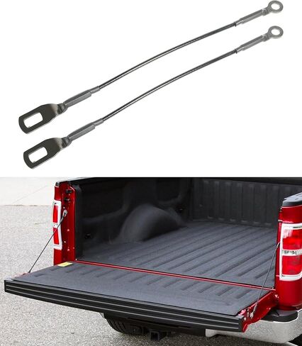 كابل الباب الخلفي Zlirfy، زوج واحد من كابلات الباب الخلفي، كابل دعم الباب الخلفي، كابلات البوابة الخلفية، ملحقات السيارة الخلفية، أشرطة دعم البوابة للجانب الأيسر والأيمن، استبدل #65770-04030 in Kuwait