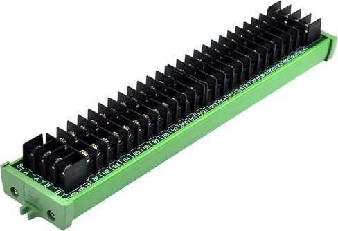 Barrier Terminal Block Power Distribution Module (2x6 Position, DIN Rail Mount) in Saudi Arabia