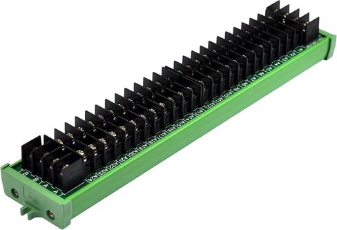 Barrier Terminal Block Power Distribution Module (2x6 Position, DIN Rail Mount) in Saudi Arabia