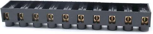 Sscon 2pcs Dual Rows Terminal Block 500V 60A 3 Position Screw Terminal Electrical Barrier Strip Block JX5-6003 in Kuwait