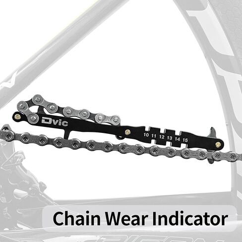 أداة فحص سلسلة الدراجة من DIVIC - مجموعة أدوات كسر السلسلة مع أداة محاذاة فرامل قرص الدراجة قطعتين ومنظم فجوة فرامل القرص قطعتين - أداة سلسلة الدراجة - أداة سلسلة الدراجة in Kuwait