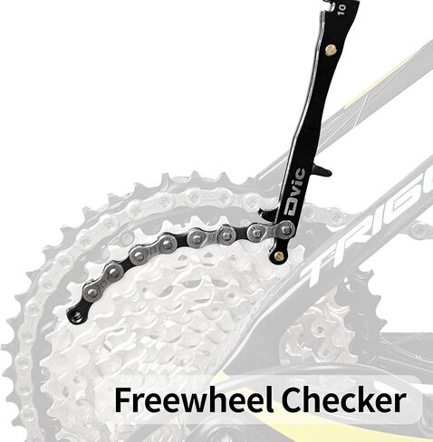 أداة فحص سلسلة الدراجة من DIVIC - مجموعة أدوات كسر السلسلة مع أداة محاذاة فرامل قرص الدراجة قطعتين ومنظم فجوة فرامل القرص قطعتين - أداة سلسلة الدراجة - أداة سلسلة الدراجة in Kuwait