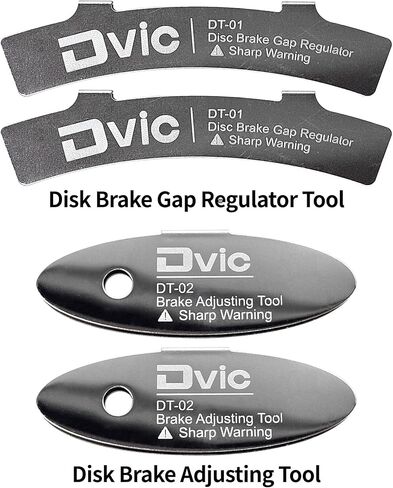 أداة فحص سلسلة الدراجة من DIVIC - مجموعة أدوات كسر السلسلة مع أداة محاذاة فرامل قرص الدراجة قطعتين ومنظم فجوة فرامل القرص قطعتين - أداة سلسلة الدراجة - أداة سلسلة الدراجة in Kuwait