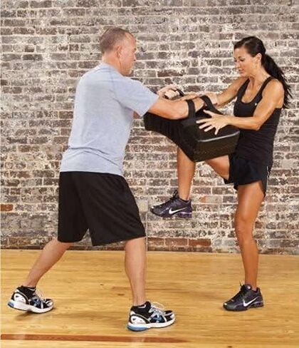 Power Systems PowerForce Pro Kick and Punch Shield، للملاكمة والفنون القتالية المختلطة، 26 × 12 × 6 بوصة، أسود (88208) in Kuwait