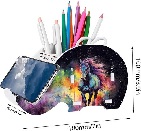 Elephant Pencil Holder with Phone Stand and Coaster,MultiFunction Removable Organizers with Phone Stand Office Accessories Desk Decoration for Home Office - Cute Turtle in Saudi Arabia